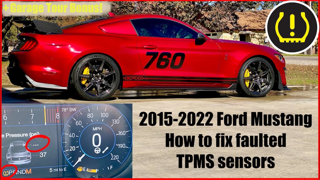 Ford Mustang 2015-2022: сброс ошибок TPMS! (+бонусный тур по гаражу)