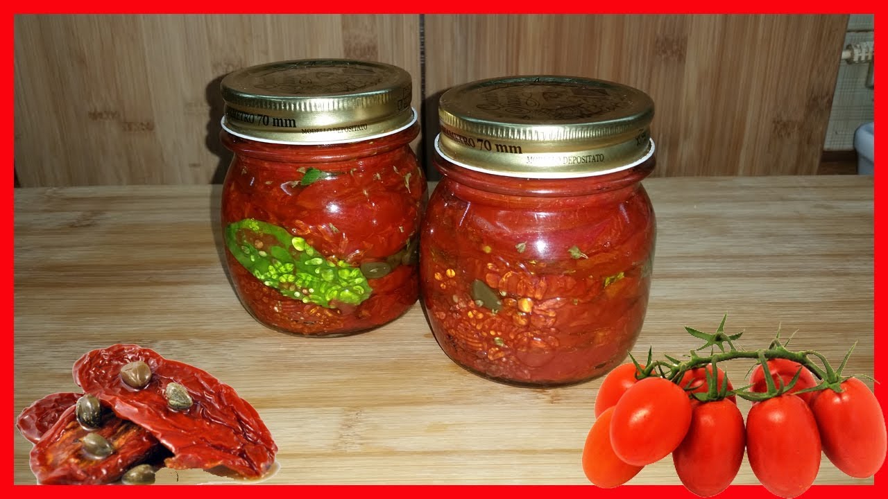 Pomodori secchi fatti in casa con il forno (o con l'essiccatore) - Le Ricette di Zio Roberto