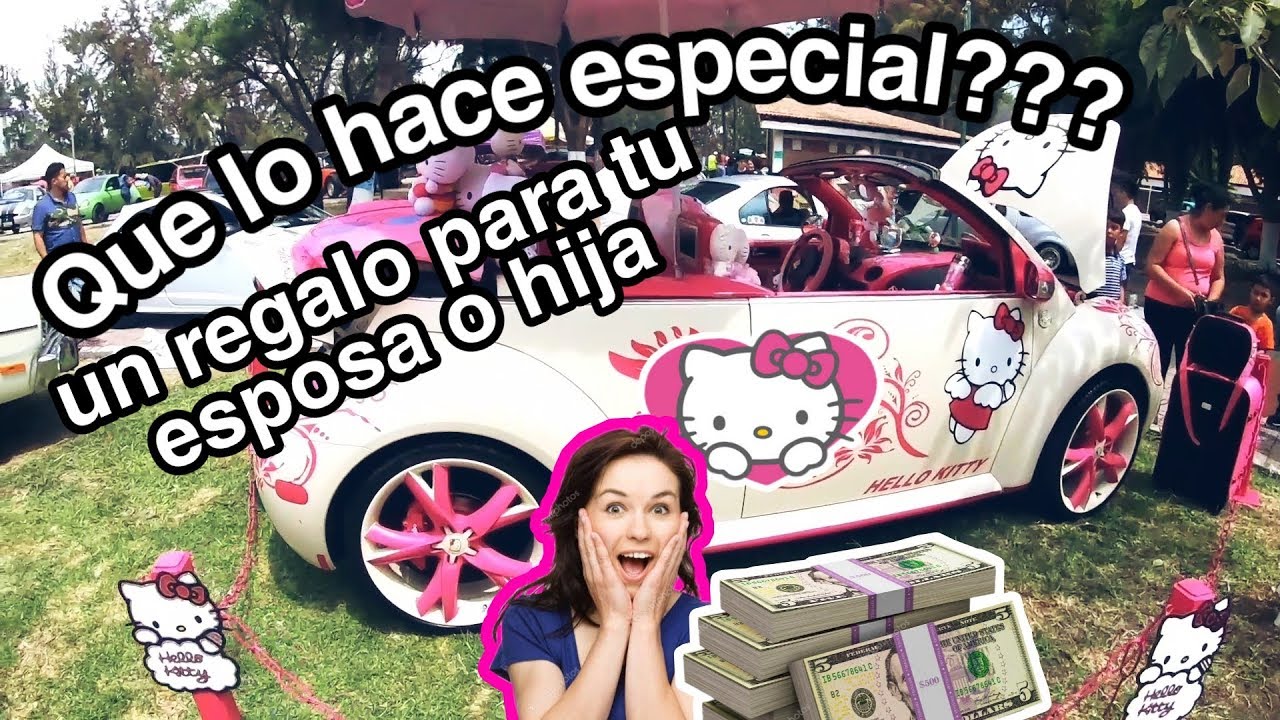 VW BEETLE  ☘️ HELLO KITTY 🎀🌼 10!!! UNA CHICA VAG CON UN AUTO MUY ESPECIAL