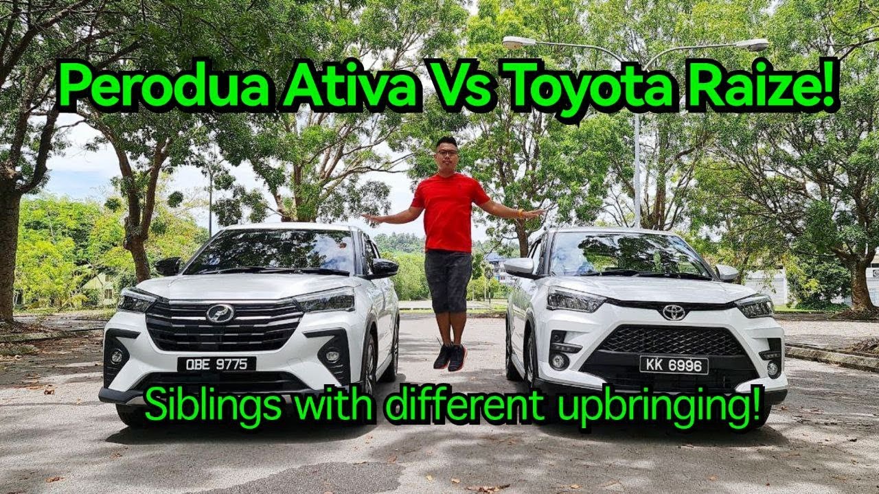 Owner's Vehicle Review & Drive 2022 Toyota Raize Turbo Vs 2022 Perodua Ativa H! (Sarawak, Malaysia)
