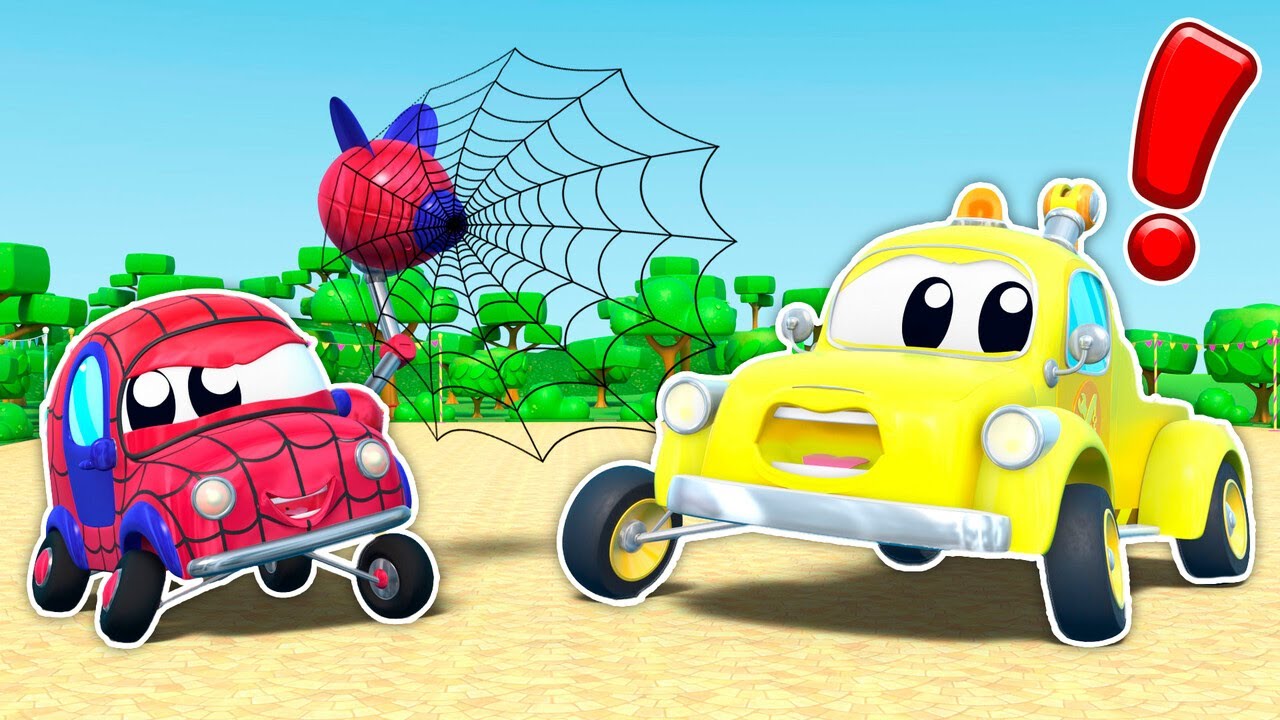 Baby Car chce być Spidermanem 🕷️ Ciężarówki dla dzieci | Tom, laweta