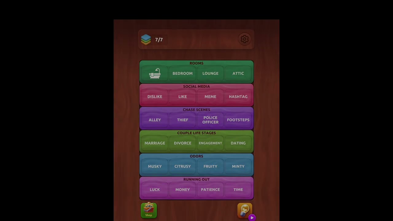 Can You Guess The Categories? | Play Along With Me! | Associations - Colorwood Game Levels 31-35