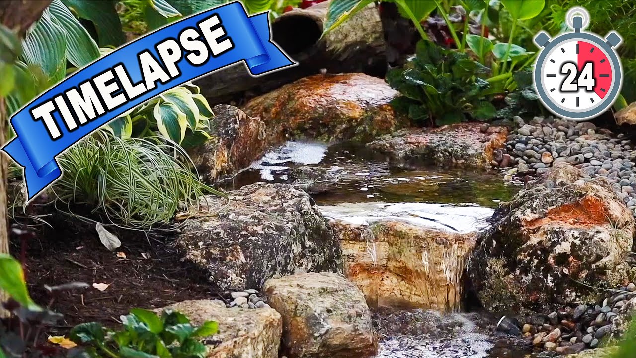 Pondless Waterfall for Garden Answer Timelapse!