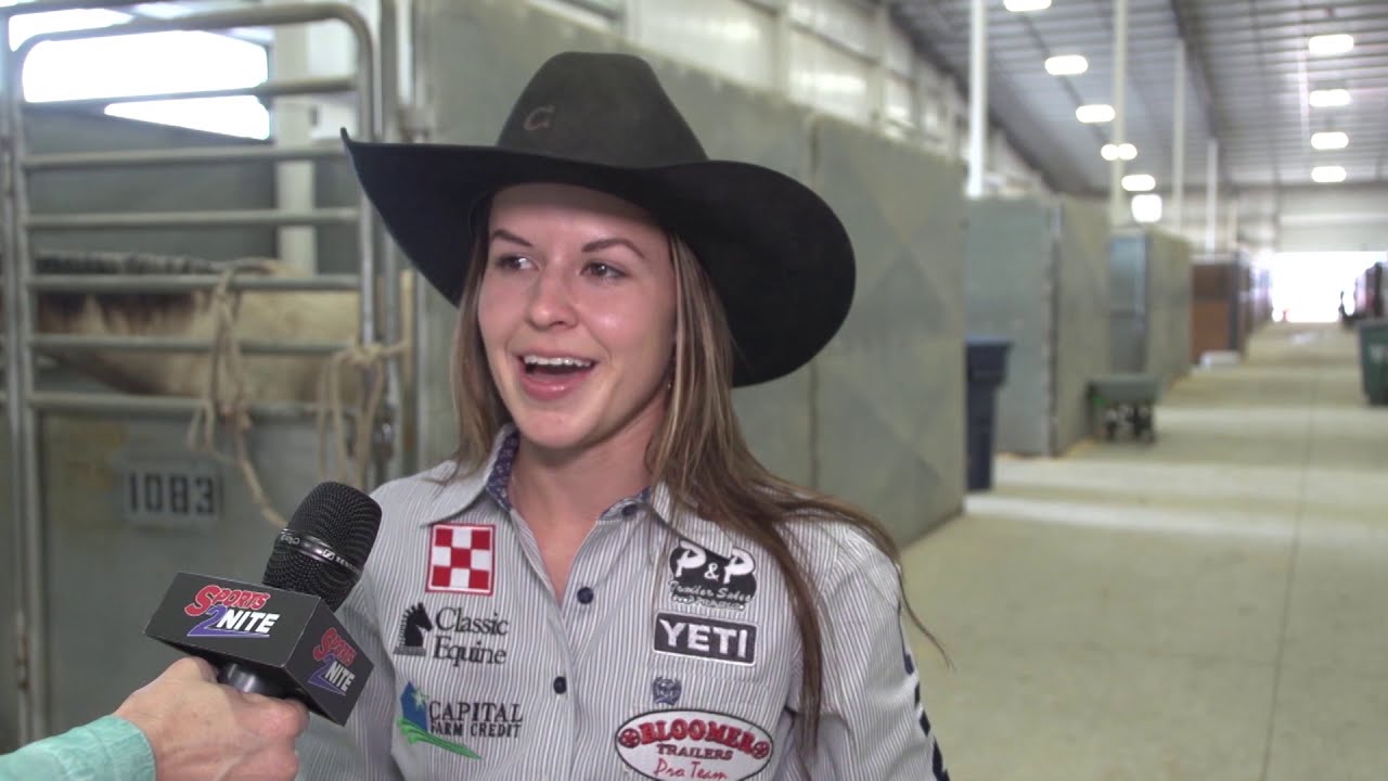 TOP RANKED BARREL RACER HAILEY KINSEL COMES HOME