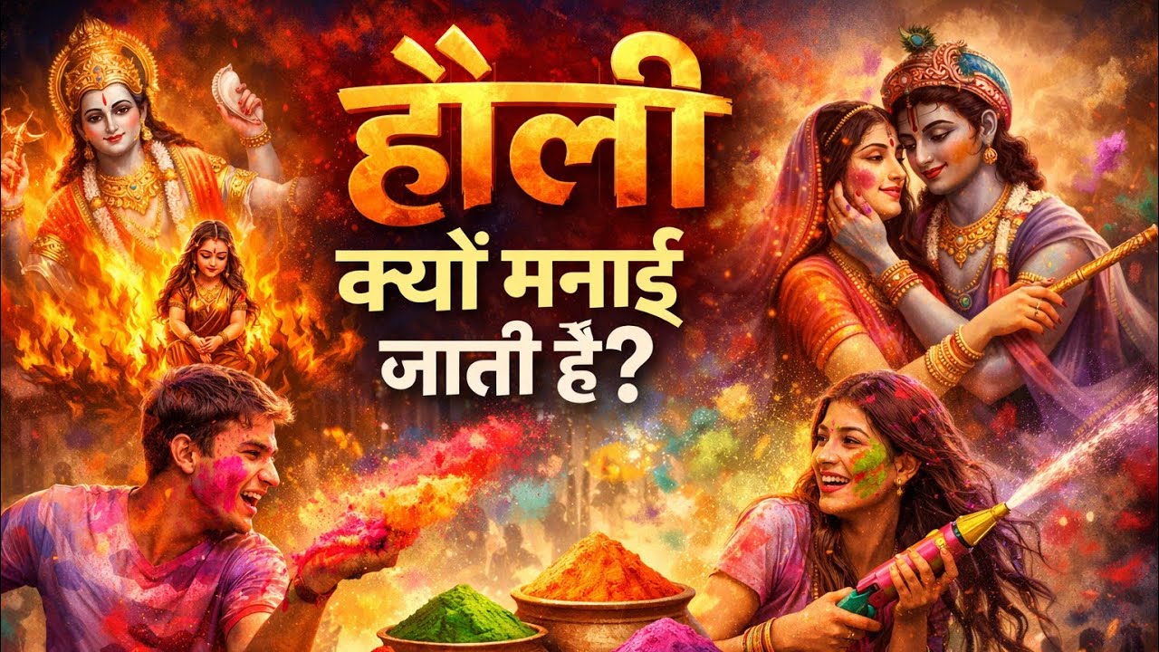 | Holi kyon manae jaati Hai...? 😱 होली का त्यौहार क्यों मनाते है।
