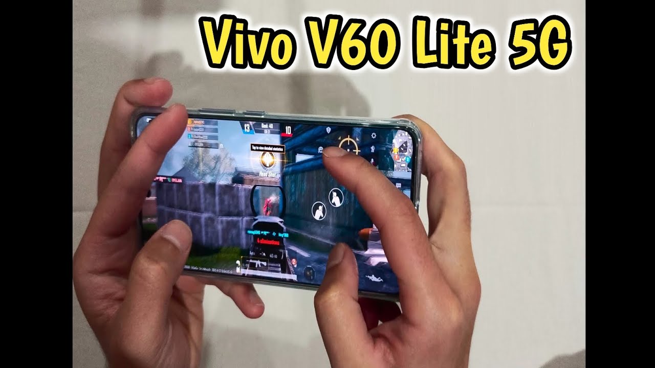 Vivo V60 Lite 5g Gaming test | PUBG test | Handcam gameplay 