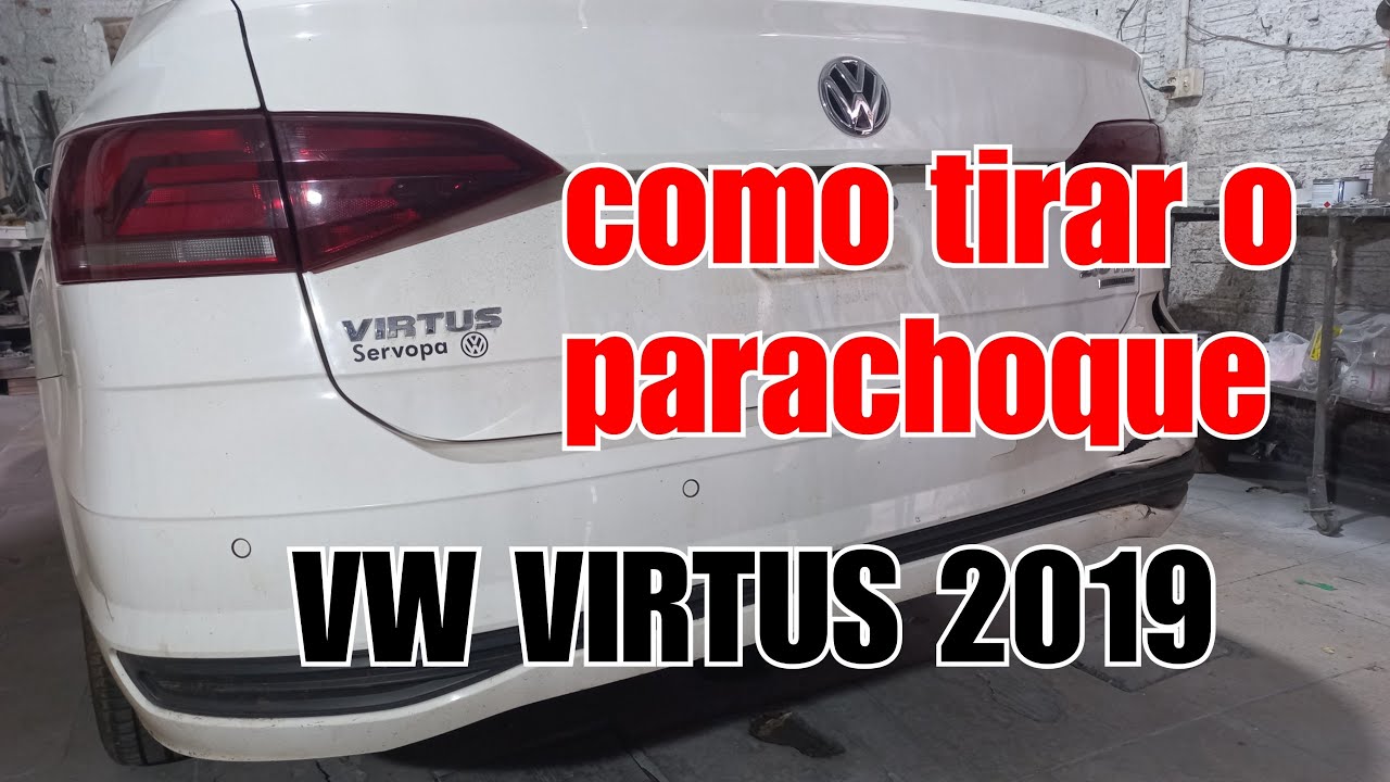 Como tirar o parachoque traseiro do VW VIRTUS 2019 est&aacute; ao vivo!