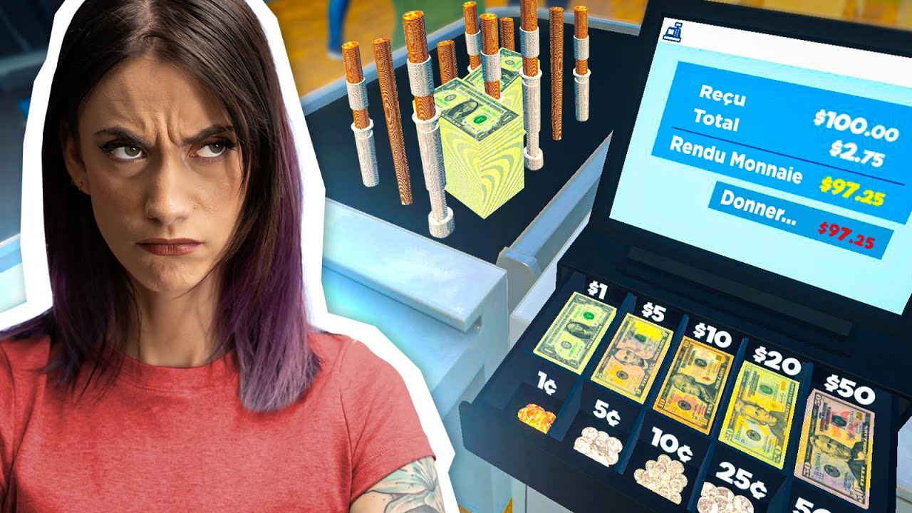 CE JEU ME REND MAUVAISE - Supermarket Simulator #3