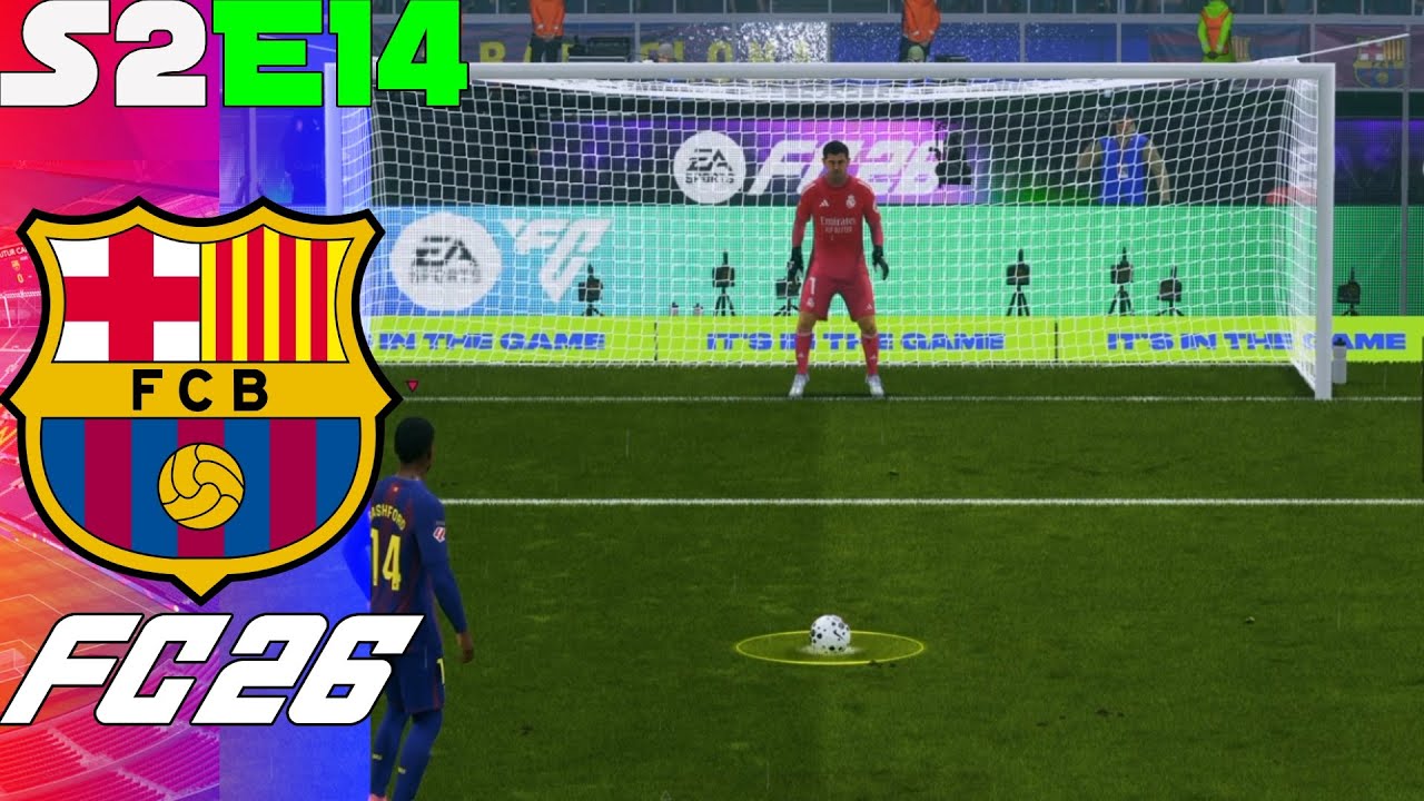 ПРЕОДОЛЕВАЯ ВСЕ ДОСТИЖЕНИЯ! РЕЖИМ КАРЬЕРЫ FC26 БАРСЕЛОНА, 2 СЕЗОН, 14 ЭПИЗОД