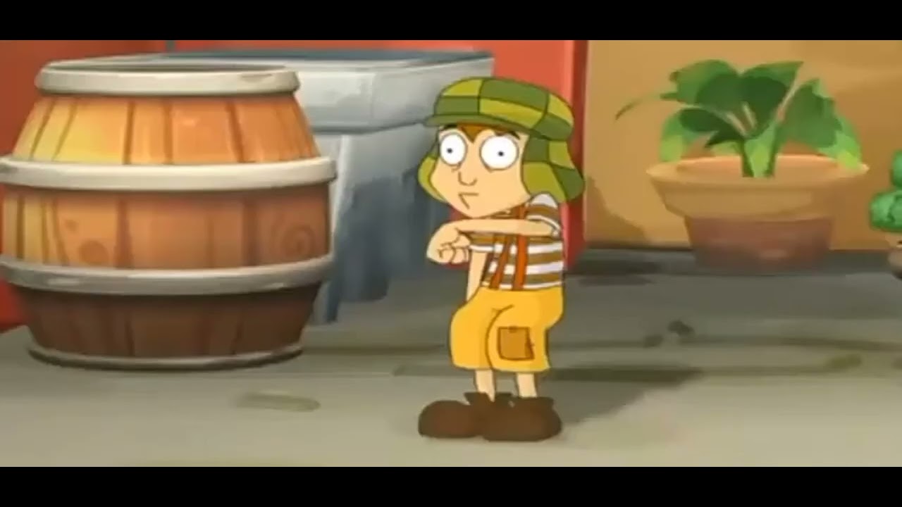 el chavo le da la garrotera