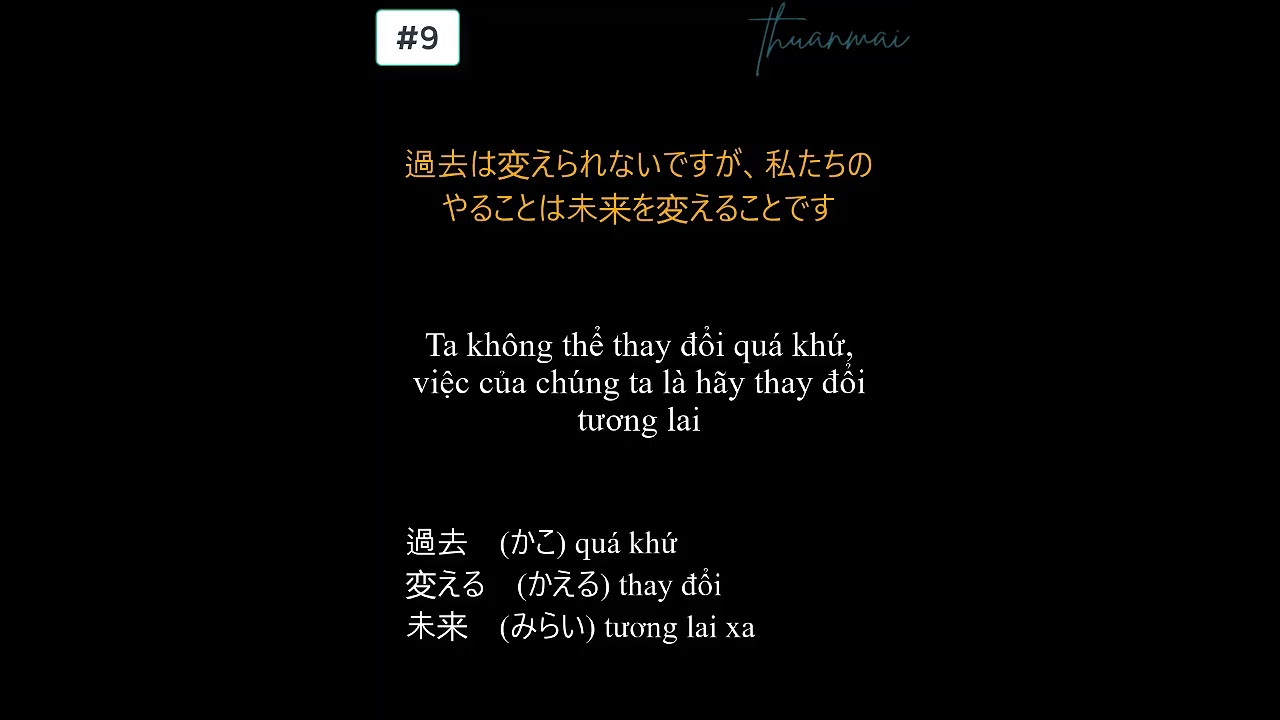 Những c&acirc;u tiếng Nhật hay (P7)  #tiengnhatonline #tiengnhatcoban #tiengnhatgiaotiep #tiengnhat