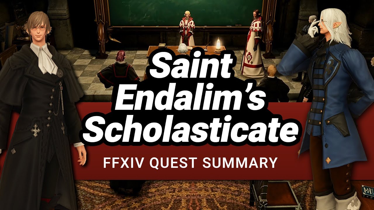 FFXIV Saint Endalim's Scholasticate Story - A Complete Quest Summary