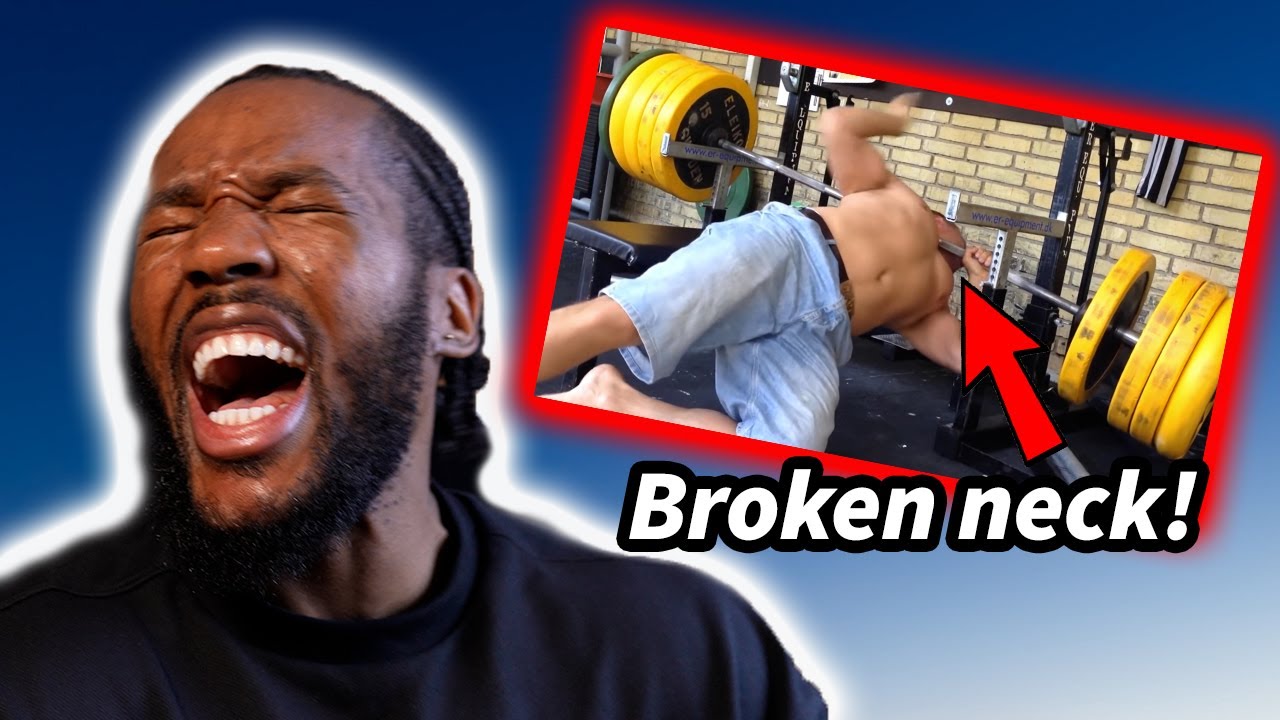 BODY BUILDER REACTS TO BAD GYM FAILS! *Painful*