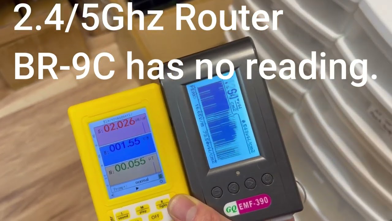 BR-9C RF testing with other popular RF detectors