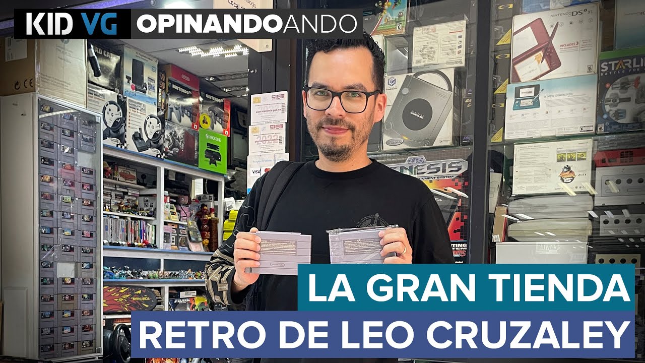 La tienda de VIDEOJUEGOS RETRO de Leo Cruzaley