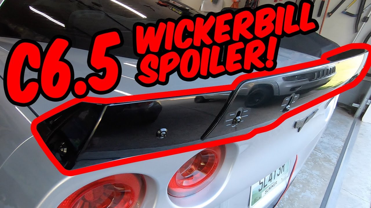 Спойлер Wickerbill от Innovative Auto Creations C6.5 Corvette от Innovative Auto Creations провер...