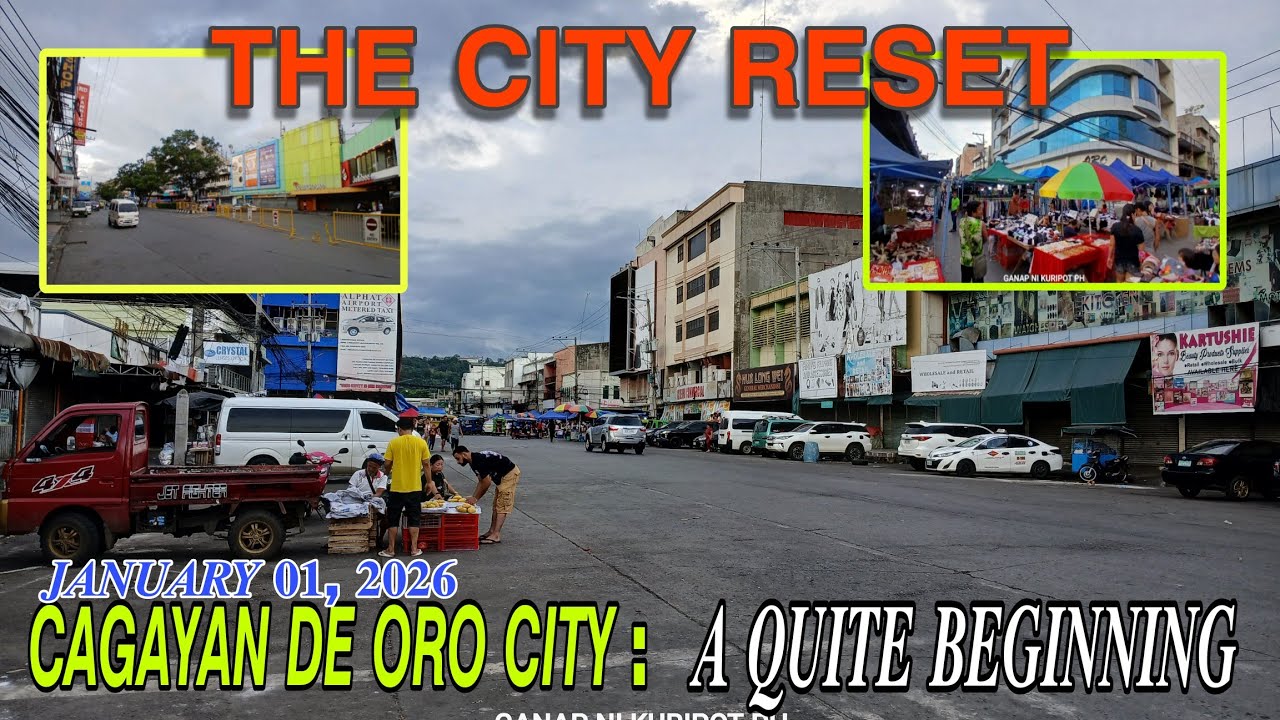 Cagayan de Oro City' s resets- 2026, a quite beginning, this first of January  | walkthrough 2026