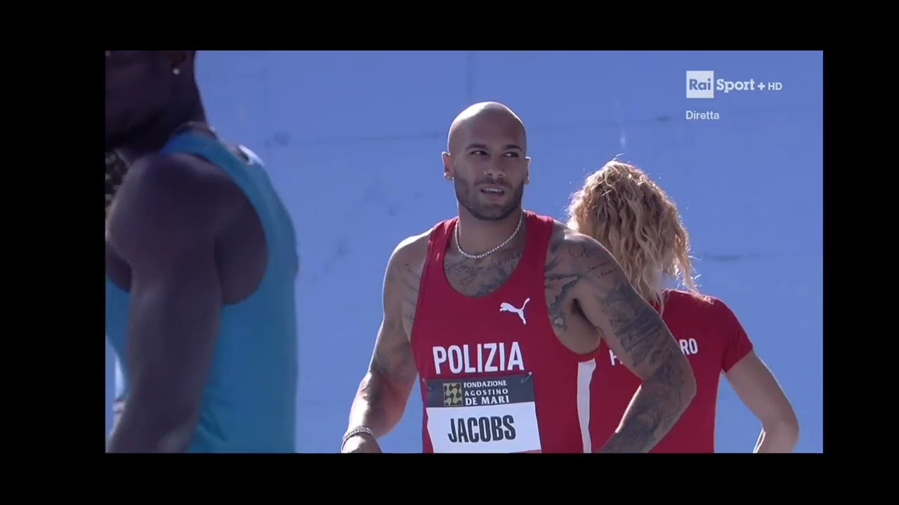 Marcell Jacobs finale 100 metri Savona