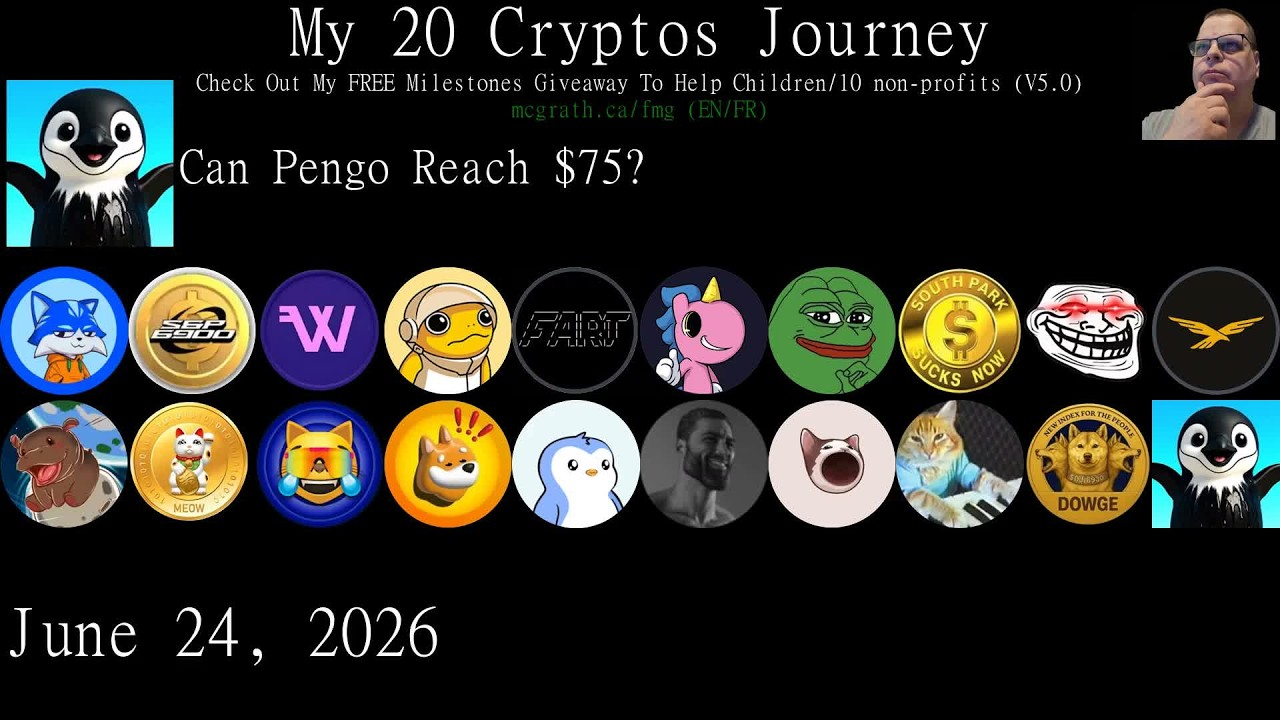 Bull run 2026? My Crypto Journey With Keycat,WLFI,Pepe,Gigachad... 2026/06/24 // Steve McGrath
