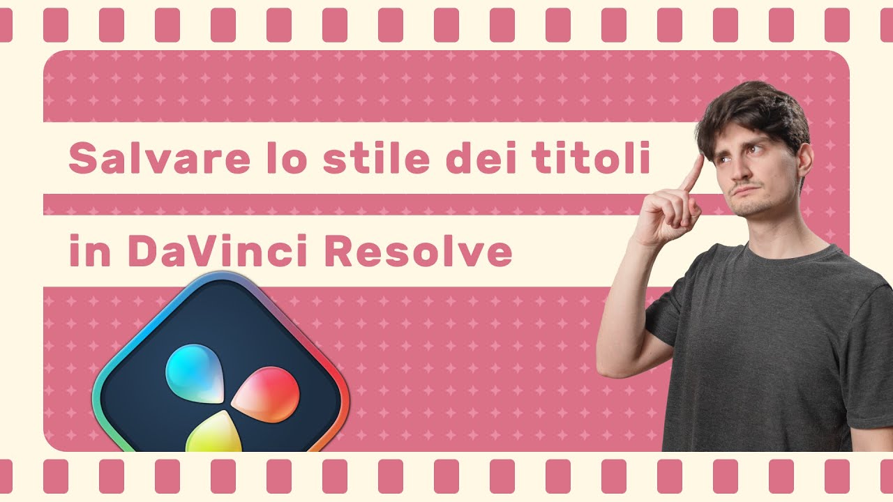 2 modi per riutilizzare i titoli che hai creato in DaVinci Resolve