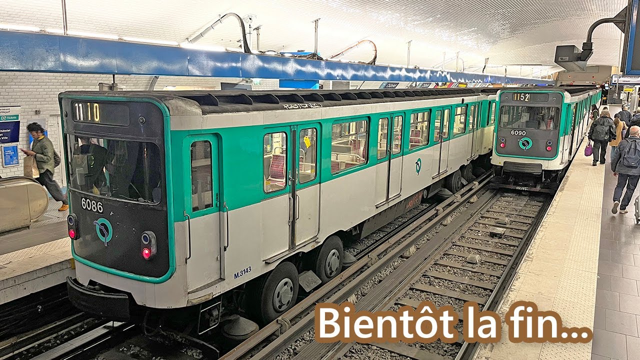 Le matériel roulant MP59 du métro de Paris, les derniers instants