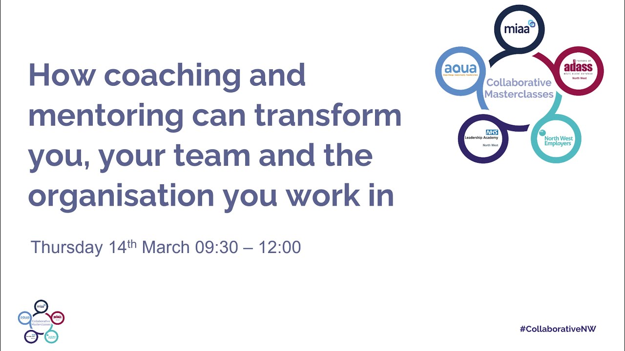 NW Collaborative: Coaching and Mentoring - Say Less, Ask More 2024
