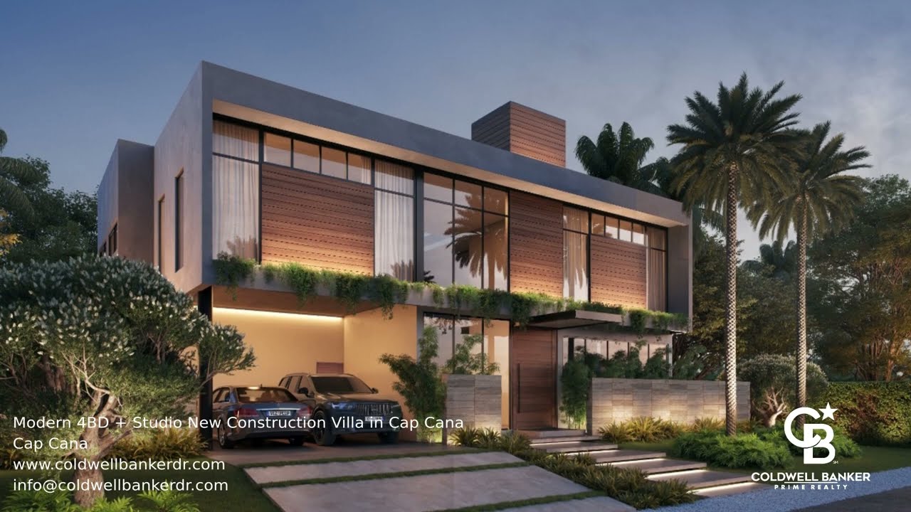 Modern 4BD + Studio New Construction Villa in Cap Cana