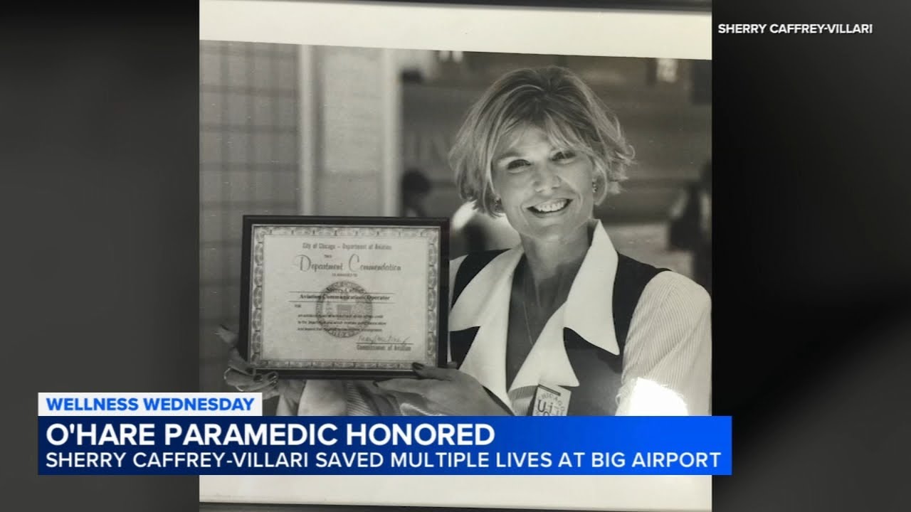Flight attendant, turned airport paramedic honored for pushing to have AEDs at Chicago airports