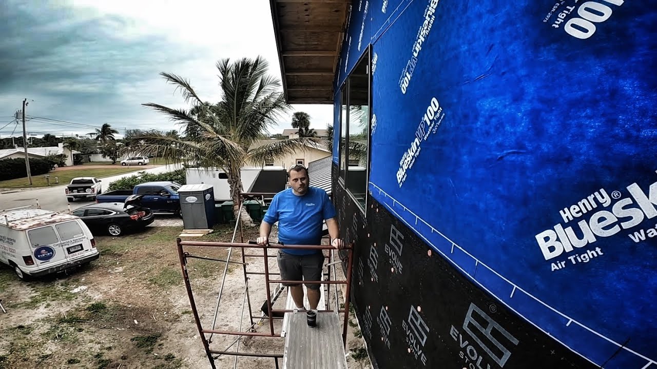Installing Evolve Stone Rainscreen for siding