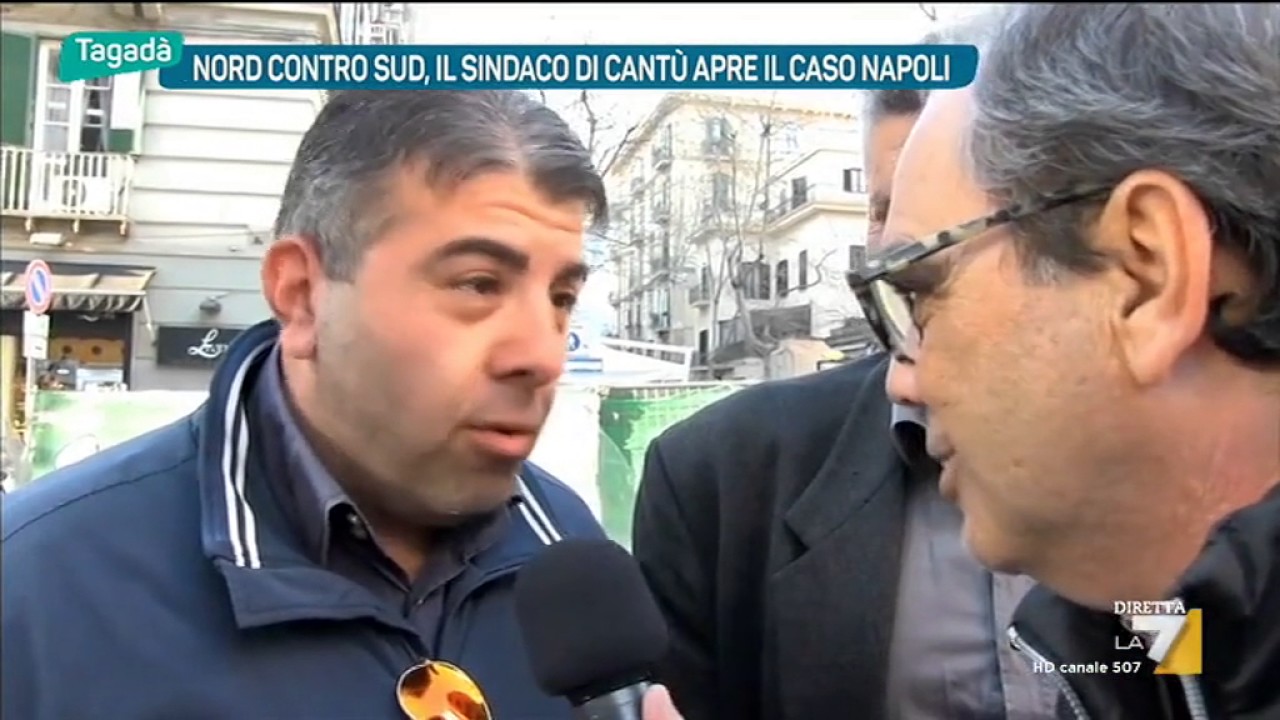 Nord contro Sud, il Sindaco di Cantù apre il caso a Napoli