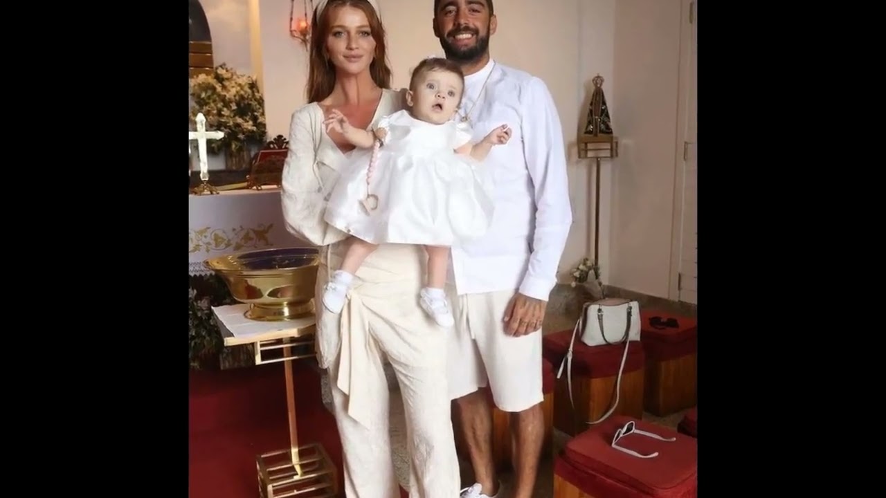 Filha de Pedro Scooby e Cíntia Dicker surpreende com tamanho em primeiro dia de aula
