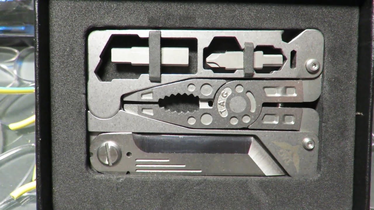 TAG SUPRA : First Credit Card Multi-Tool with Pliers!
