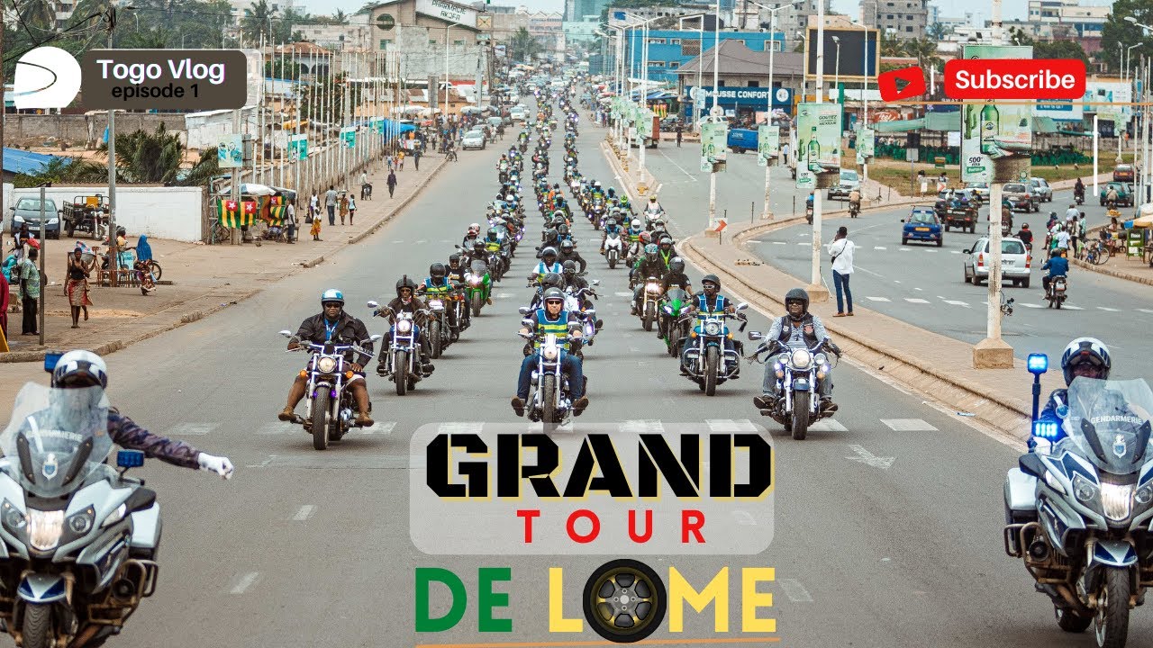 БАЙКЕРЫ В АФРИКЕ ЗАКРЫВАЮТ ТОГО, ЛОМЕ || Гранд-тур по Ломе || Байкерский грув 2022 || VLOG 021