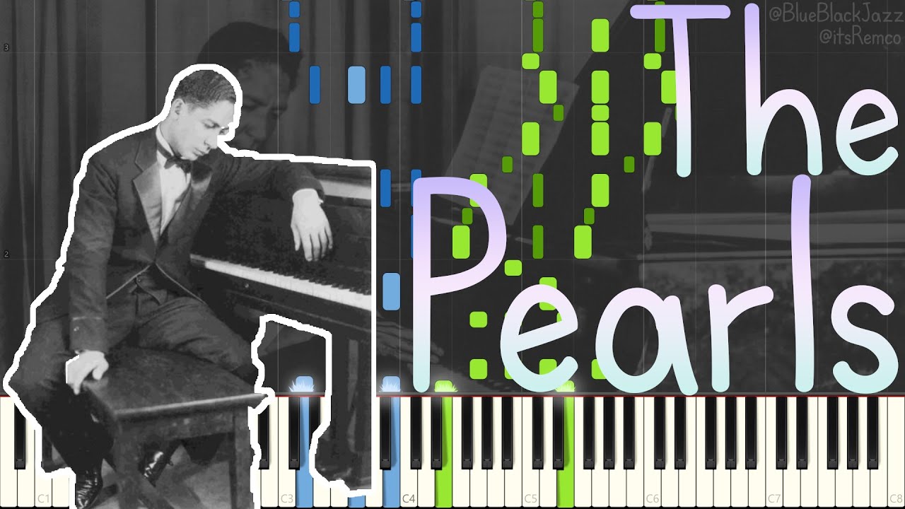 Jelly Roll Morton - The Pearls 1938 (Classic New Orleans Jazz Piano Synthesia) [Library of Congress]