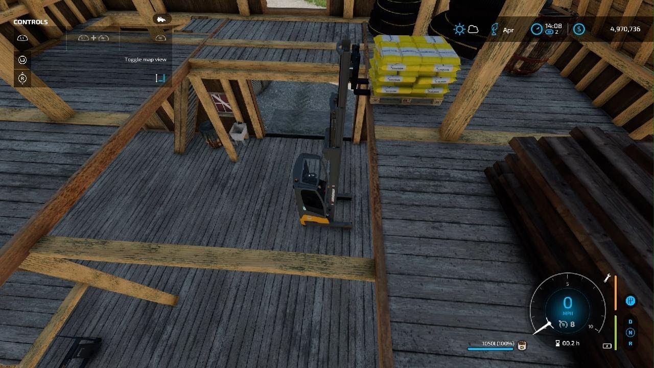 Farming Simulator 22 - Organizing Mineral Feed - Jungheinrich Forklift ☝️😎💯