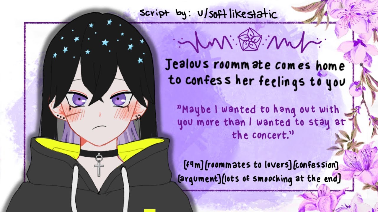 [f4m] Roommate has a confession to make [roommates to lovers][asmr]