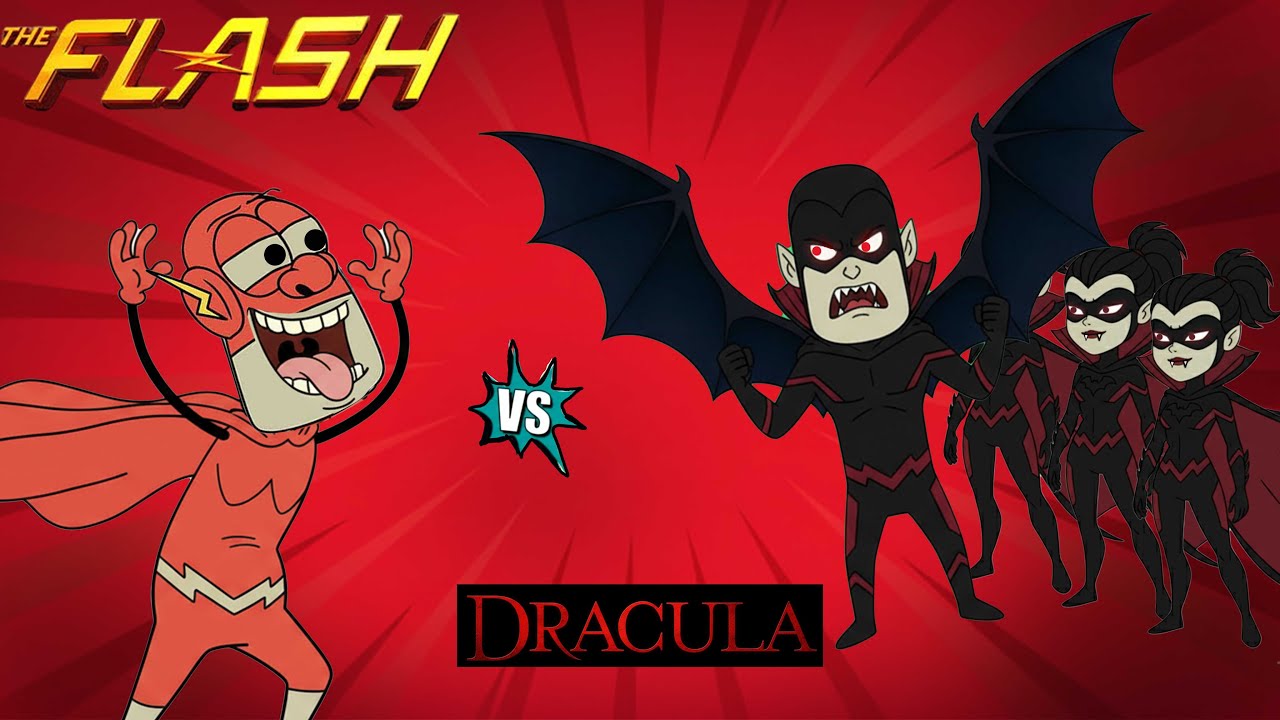 The Flash vs Dracula | Funny Animation