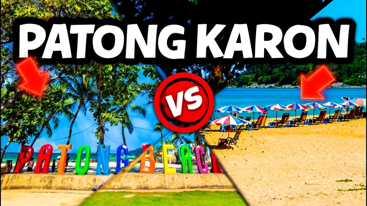 Du Paradis de Karon Beach  au Chaos de Patong Beach