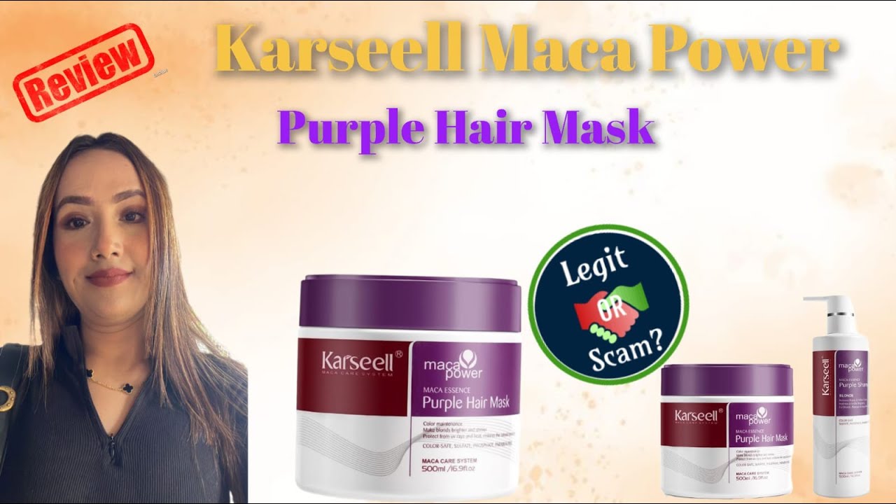 Karseell Collagen Hair Mask /New Purple Hair Mask Review 2025
