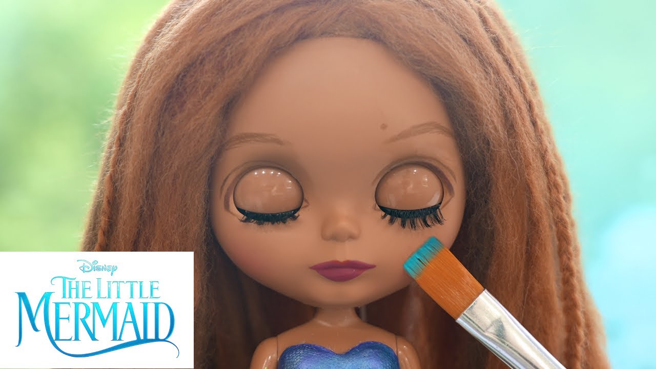 RE-PAINTING a $300 DOLL into ARIEL from the LITTLE MERMAID