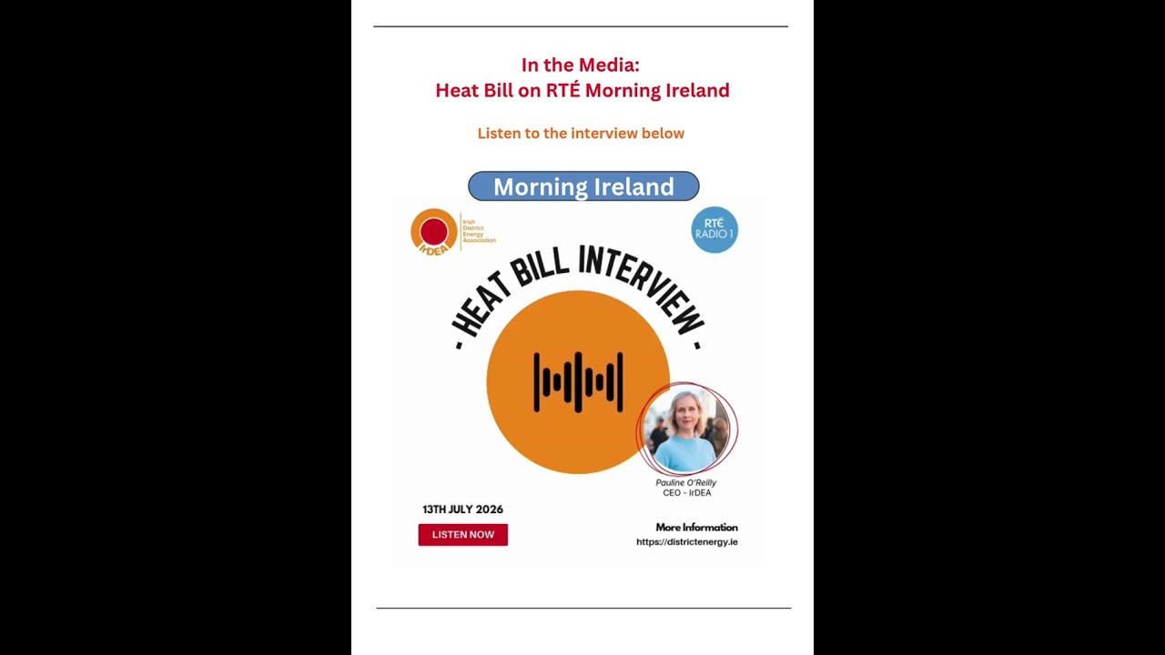 In the Media: Heat Bill on RT&Eacute; Morning Ireland