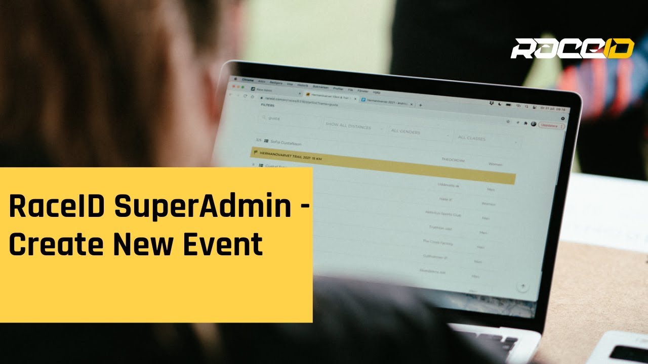 RaceID Superadmin - Create New Event