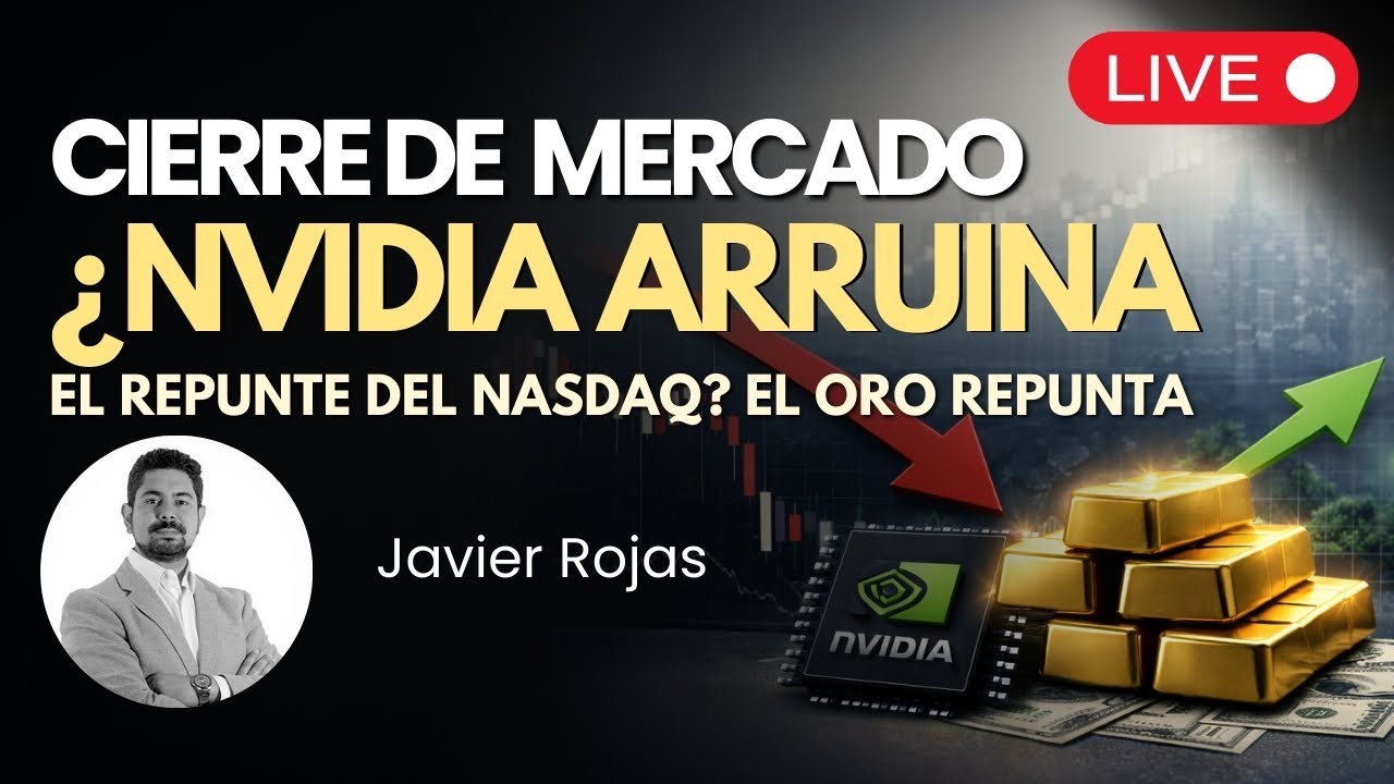 ¿NVIDIA arruina el repunte del Nasdaq? EN VIVO 🔴 Cierre del Mercado  | Market Close en Español