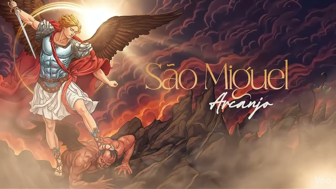 ✨ Oração cantada de São Miguel Arcanjo | Proteção, Paz e Força Divina 🙏🛡️ | Visualizer