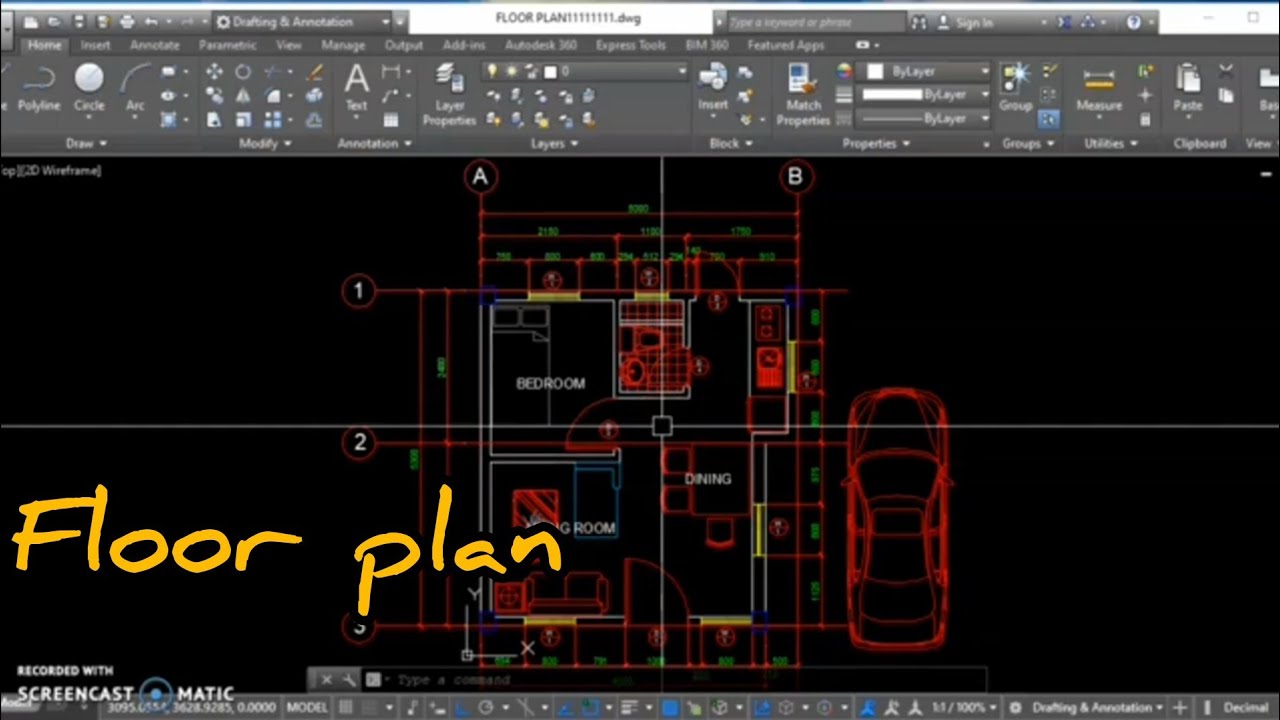 Step by Step Process in Creating a Simple Floor Plan