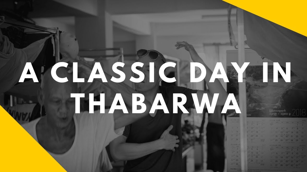 A classic day in Thabarwa for the international volunteers
