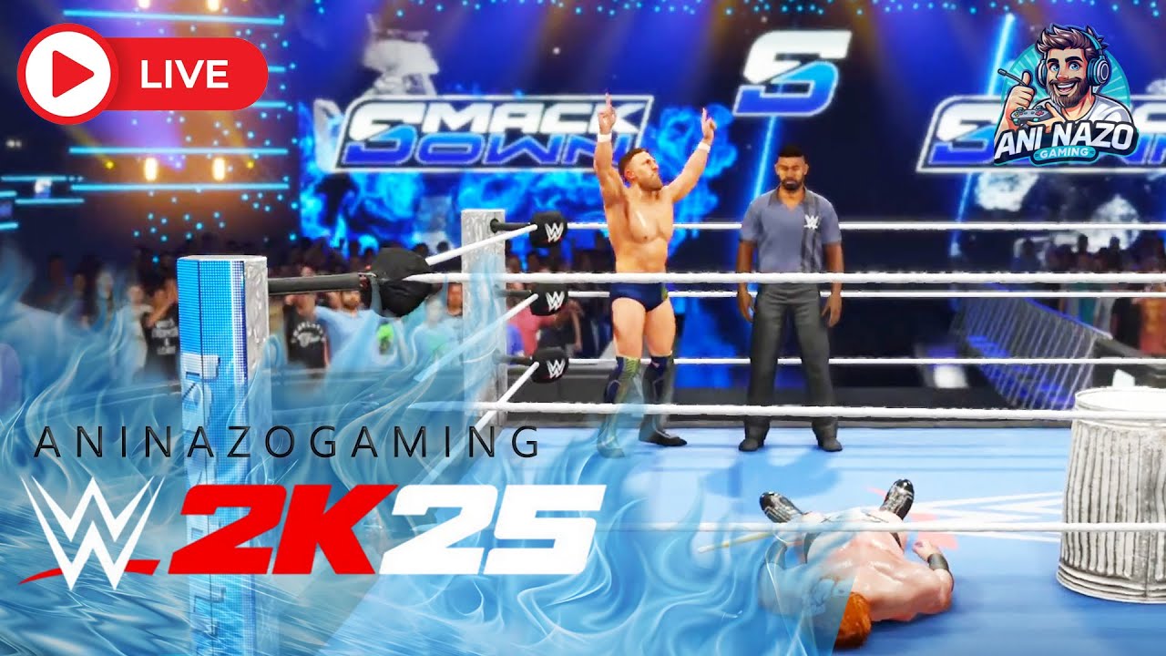 Lets Play WWE 2K25 with Mods | LIVE GAMEPLAY | FULL MATCH