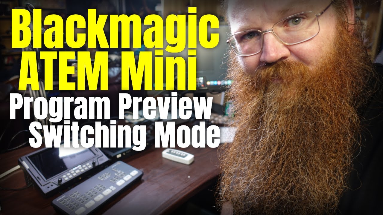 Blackmagic ATEM Mini | How to use the Program Preview Switching feature