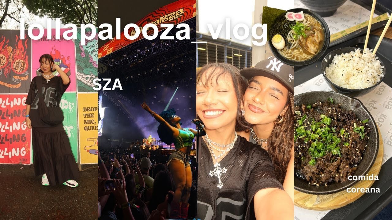 um dia comigo *no lolla 2024* & rolêzinho com comida coreana