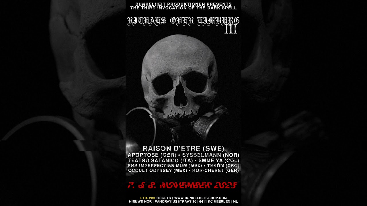 Teatro Satanico, on Rituals Over Limburg III 7. & 8. November 2025 